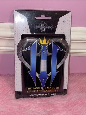 Rare Kingdom hearts 3 Disney light switch plate cover panel goth gothic sora